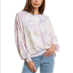Young fabulous and broke tie dye pullover